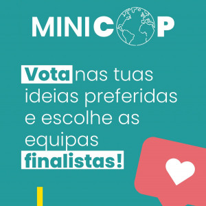 Centenas de alunos de todo o pas, do 7 ao 12 ano, candidataram-se  2 edio da MINI COP com ideias para tornar o pas mais sustentvel. 20 equipas passaram  segunda fase do concurso e desenvolveram um vdeo para explicar melhor as suas ideias. Agora chego