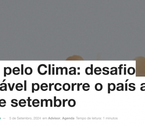 Viagem pelo Clima: desafio sustentável percorre o país a partir de 18 de setembro